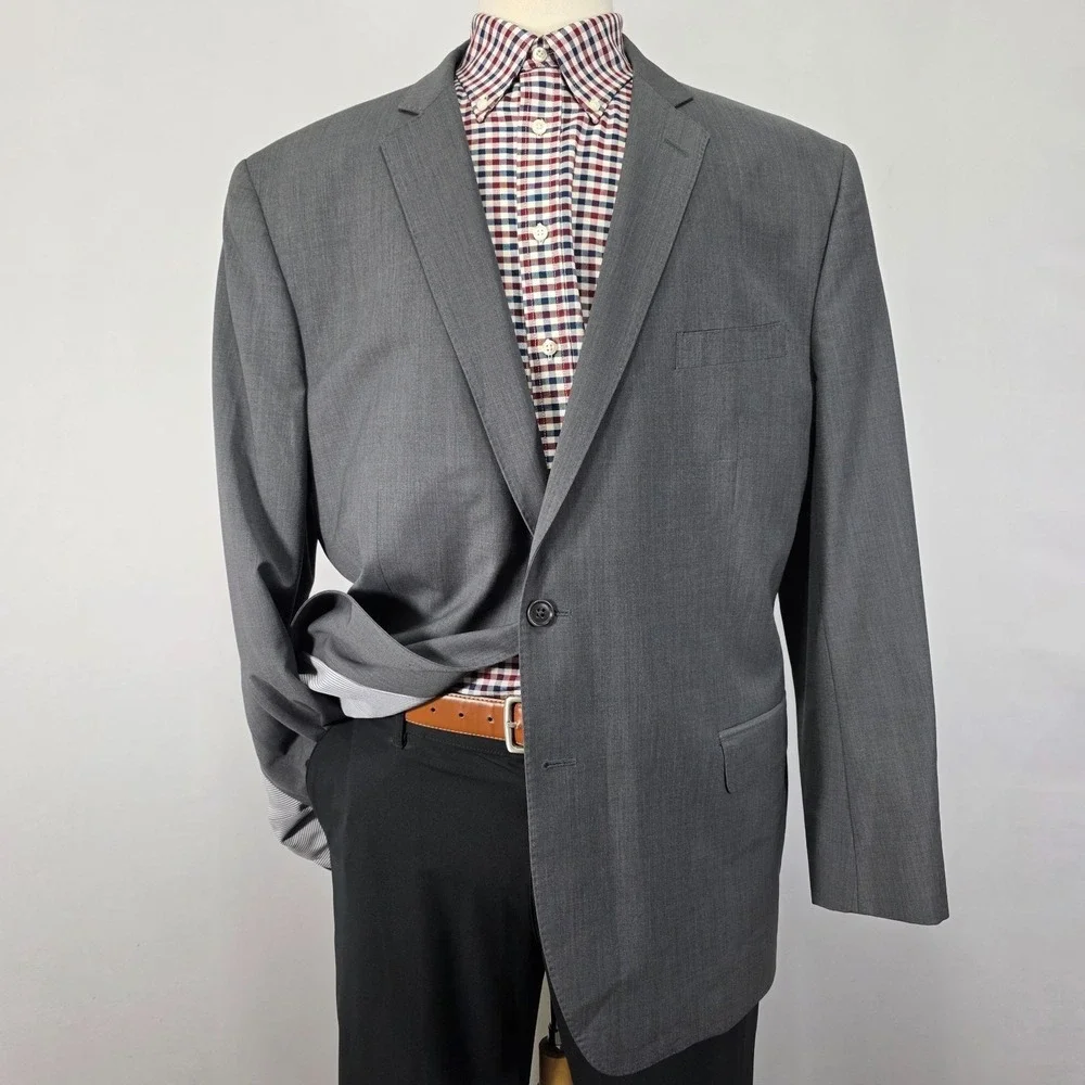 Brooks Brothers Explorer Men's Sport Coat Blazer Two Button Gray Madison 50R